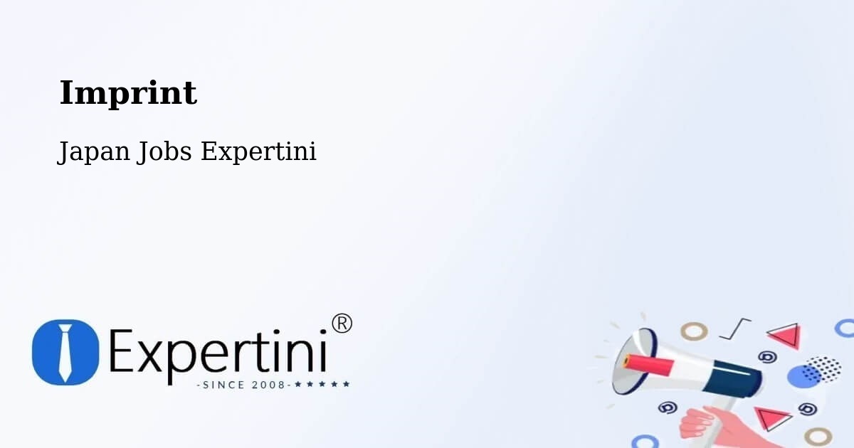 Imprint – Hashimoto Shi - Japan Jobs Expertini