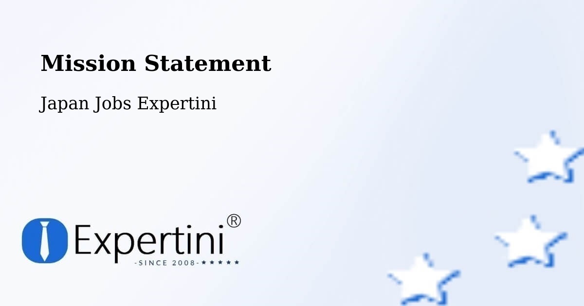 Corporate Mission – Hashimoto Shi - Japan Jobs Expertini